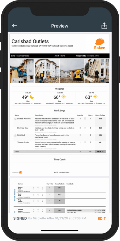 construction project management sofware