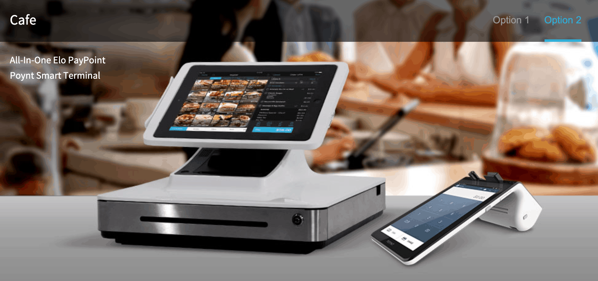 talech cafe pos hardware bundle with elo paypoint, ipad, and poynt smart terminal