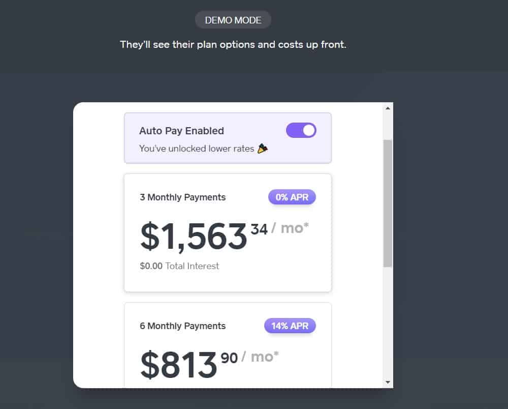 Square Installments Payment Plan