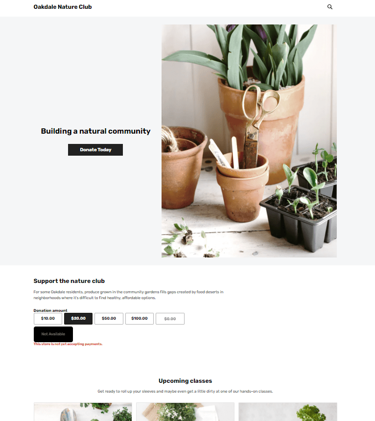 Oakdale Nature Club's home page
