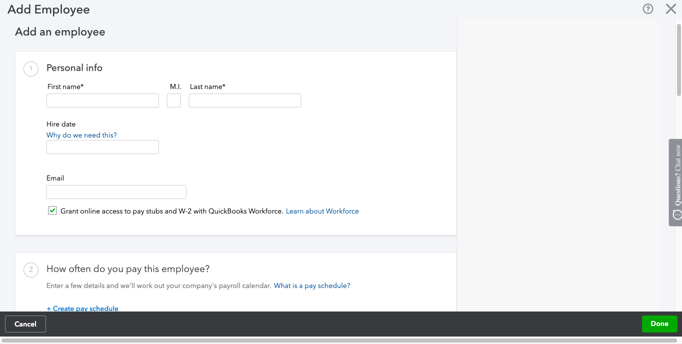 how to run payroll in quickbooks online