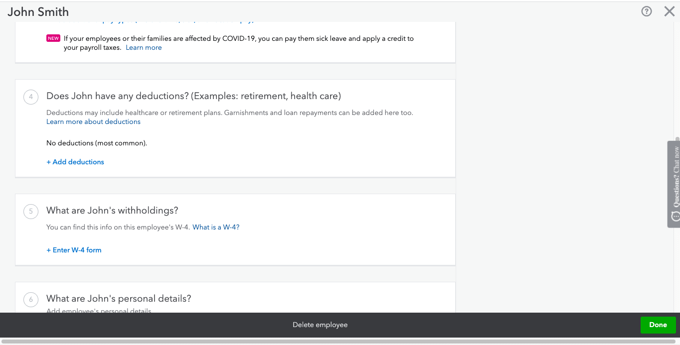 how to do payroll in quickbooks online