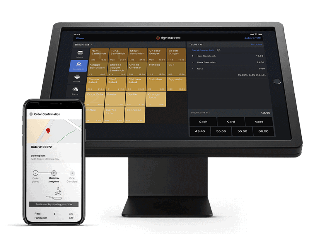 lightspeed restaurant point of sale system