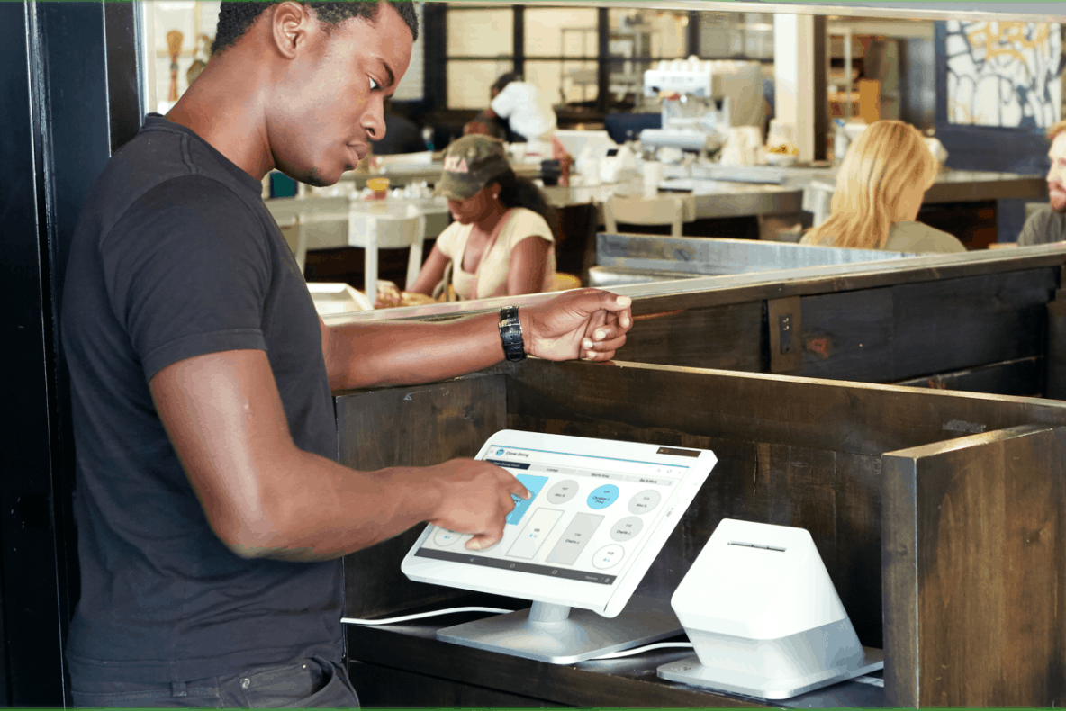clover station at fast-casual restaurant point of sale system