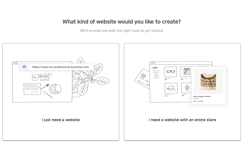 Screengrab showing how to build a Weebly website that's set up for eCommerce