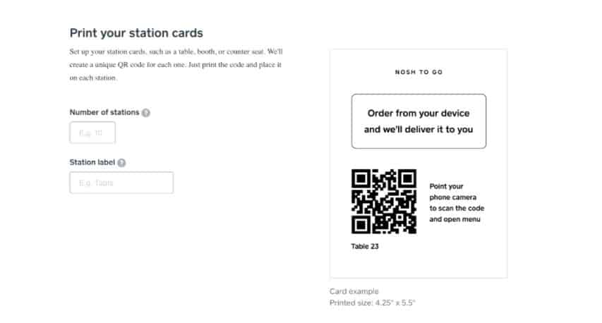 Square QR Codes Square Online Ordering