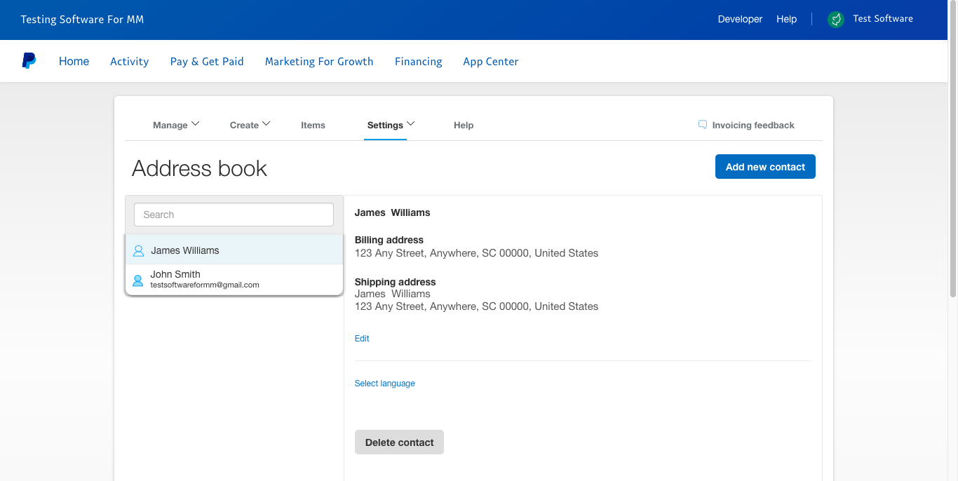 how to send invoices with paypal