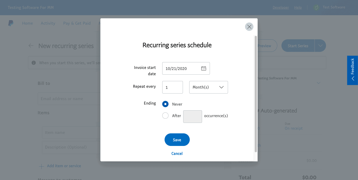 get paid with paypal invoicing