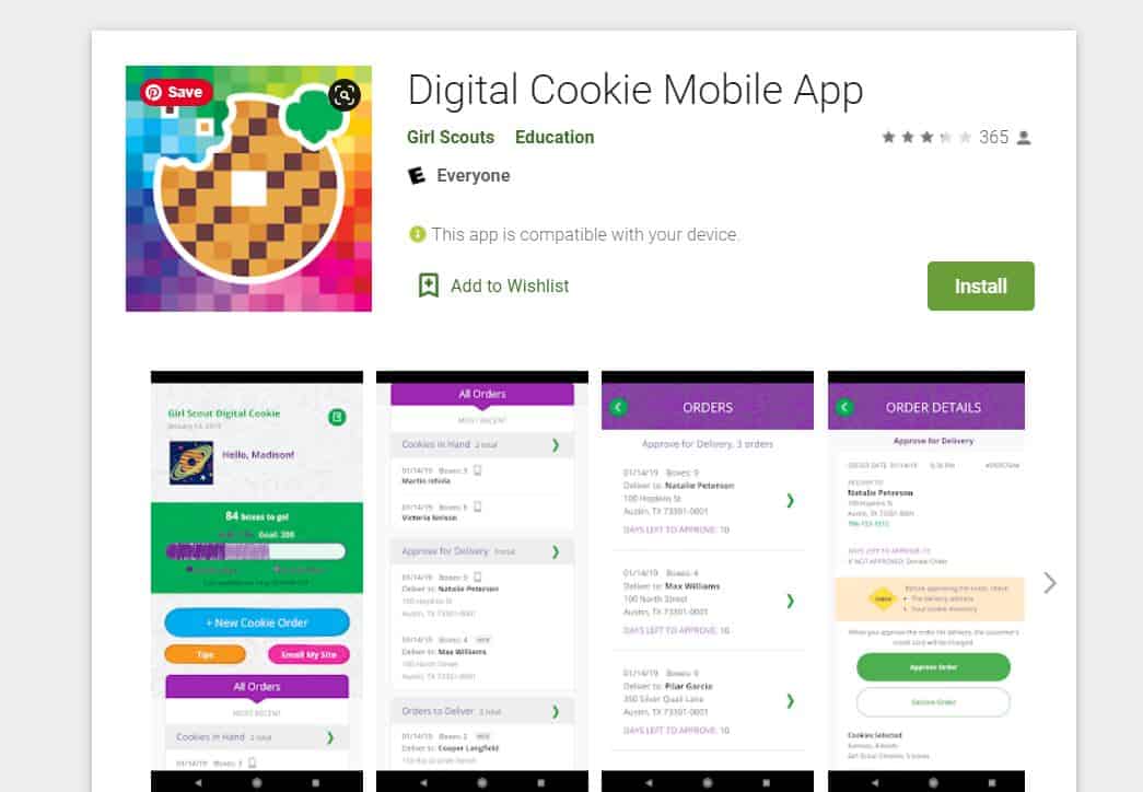 Digital Cookie Girl Scout