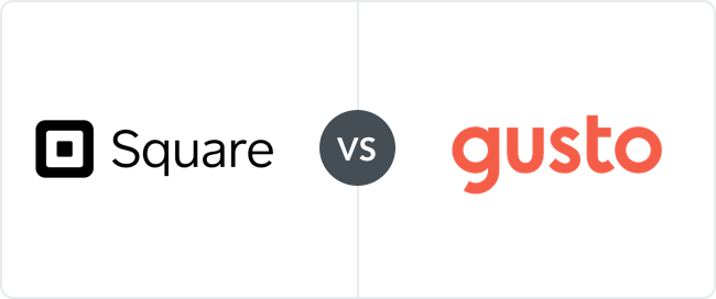 Square Payroll vs Gusto comparison logos