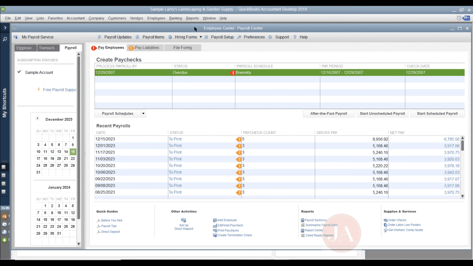 QuickBooks Desktop Payroll 2023 QuickBooks Desktop Payroll 2023