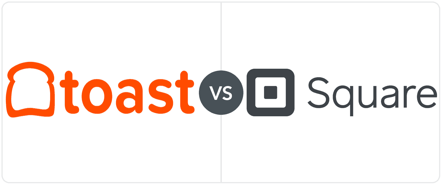 toast vs square restaurant POS comparison logos