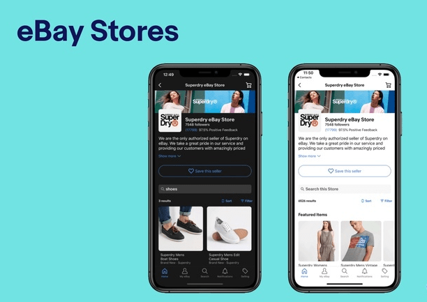Screengrab of eBay app