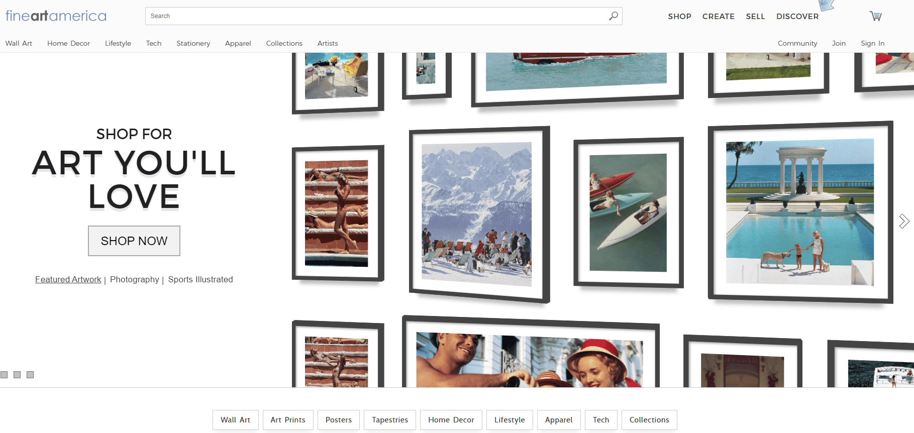 Fine Art America print on demand 