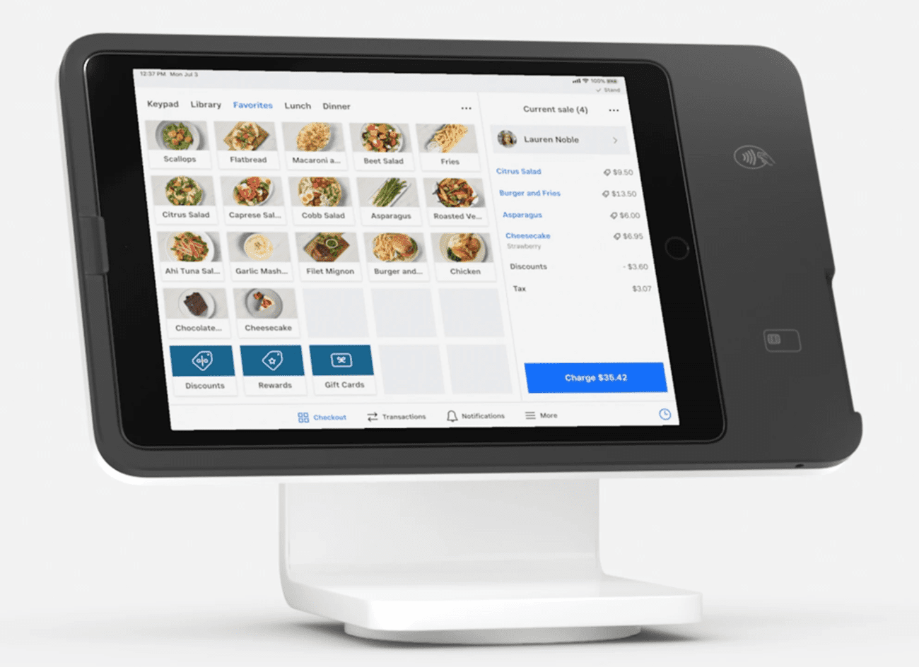 Free Square POS for restaurants 
