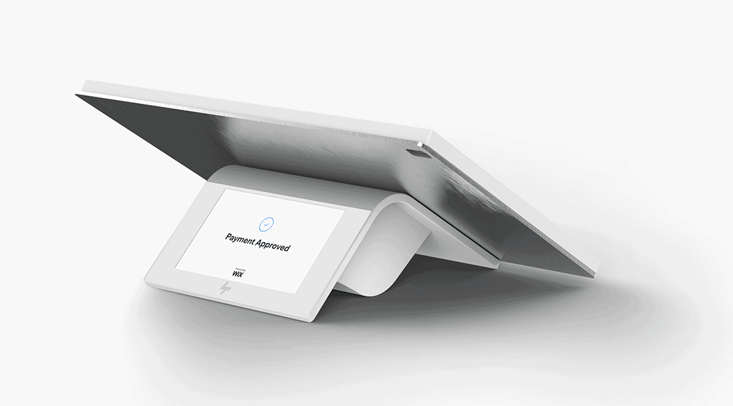 wix pos hp terminal with customer facing display
