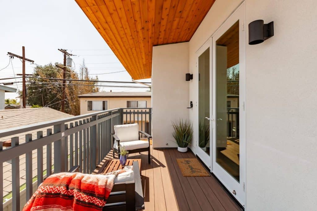 eco friendly building balcony