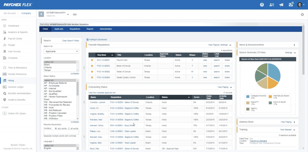 paychex review hr & onboarding