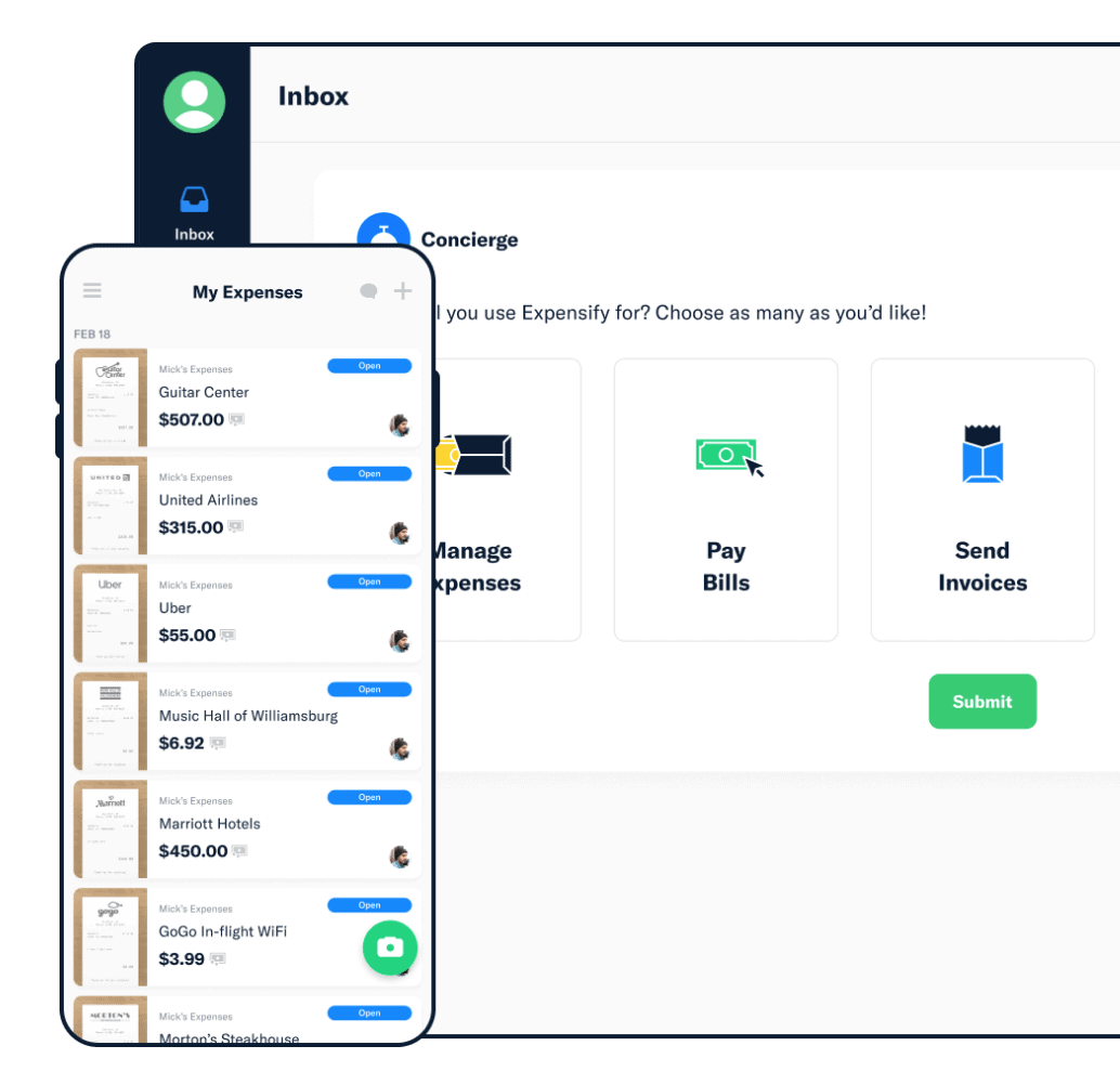 expensify gusto integration