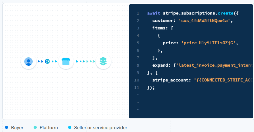 Stripe subscription platform