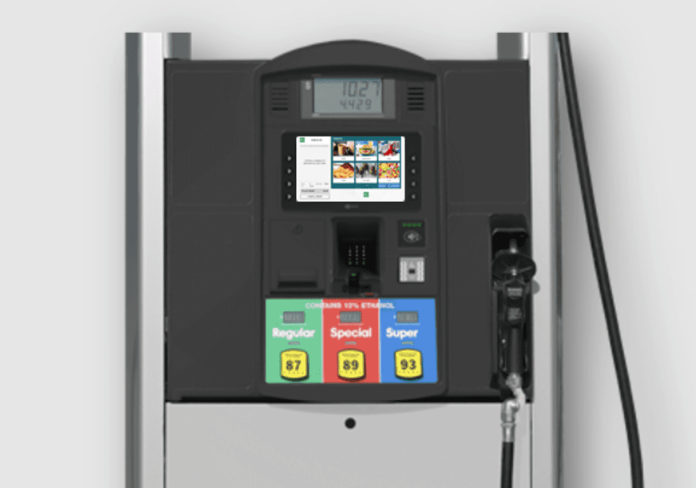 NCR Optic gas station POS terminal