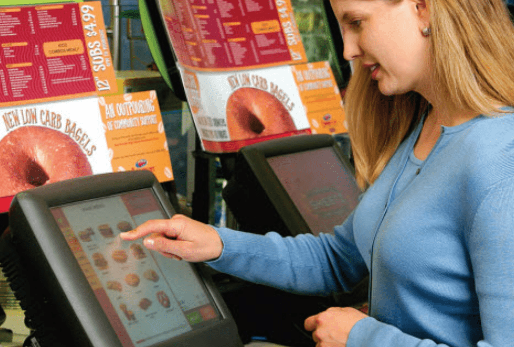 NCR gas station POS self-serve kiosk