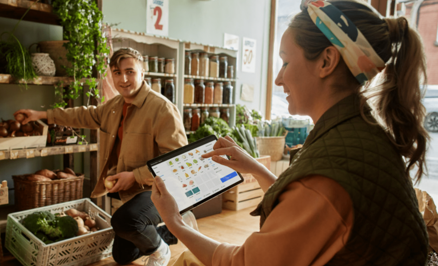 Square POS for grocery store