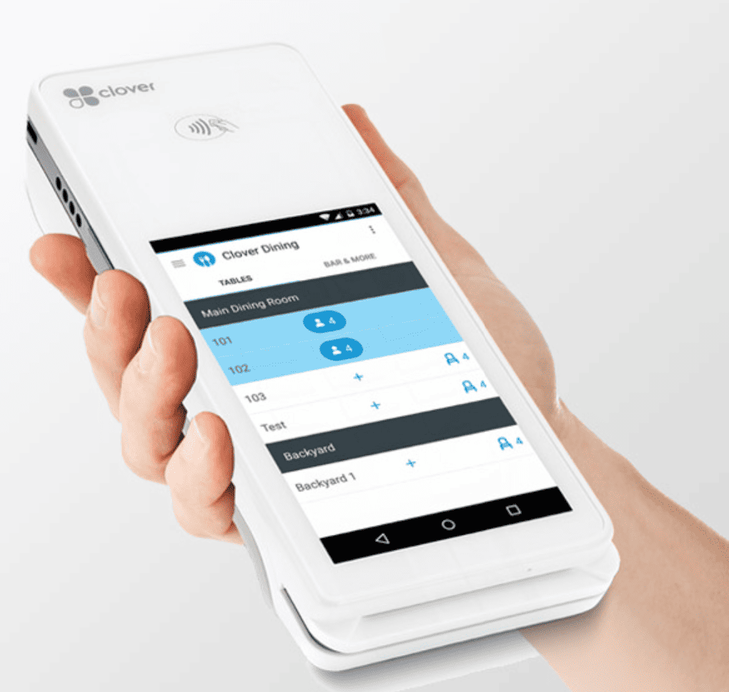 Clover handheld restaurant POS system