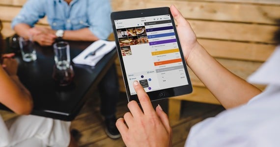 TouchBistro restaurant tablet handheld POS system