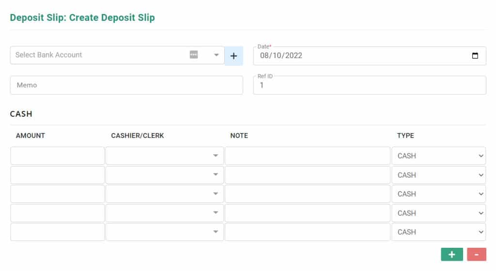 online check writer deposit slip editor