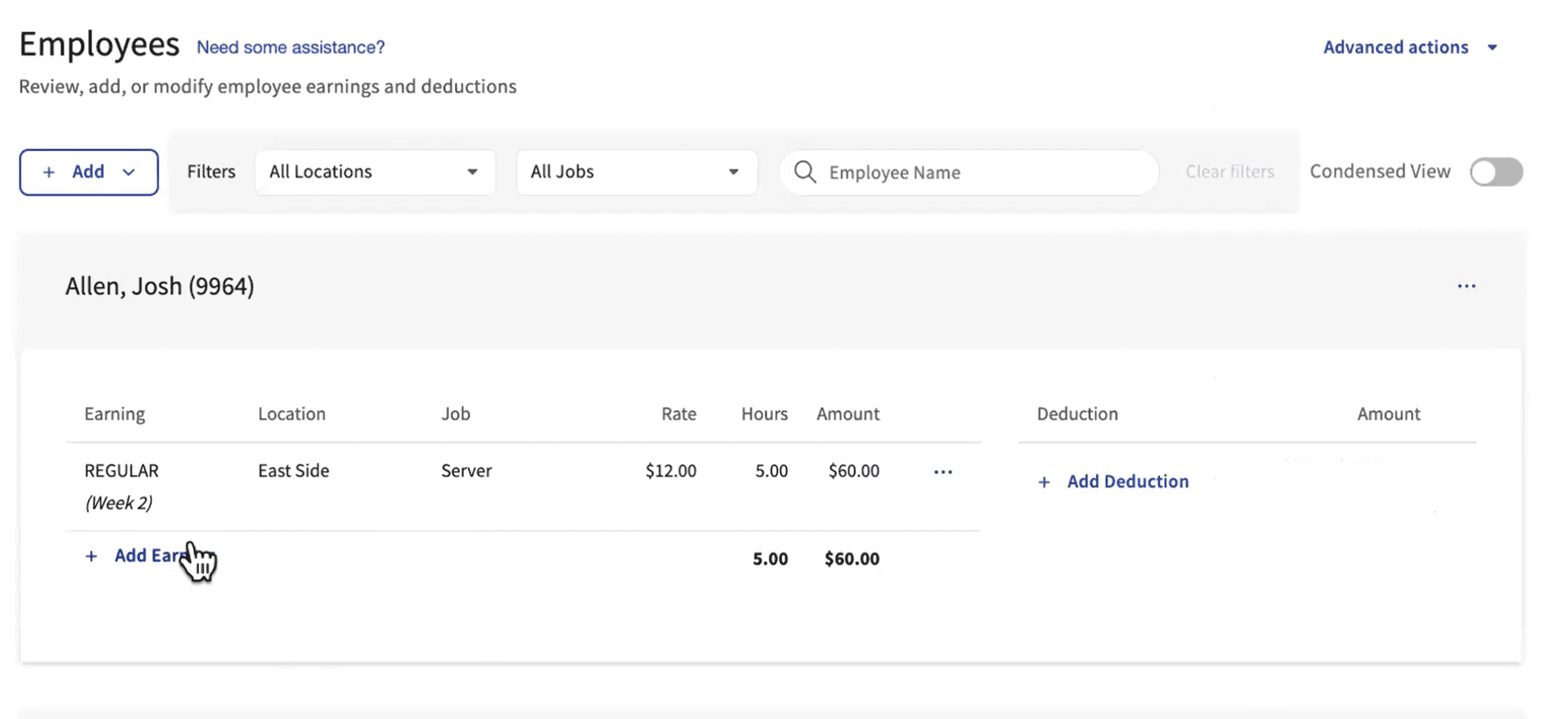 Toast Payroll payroll processing