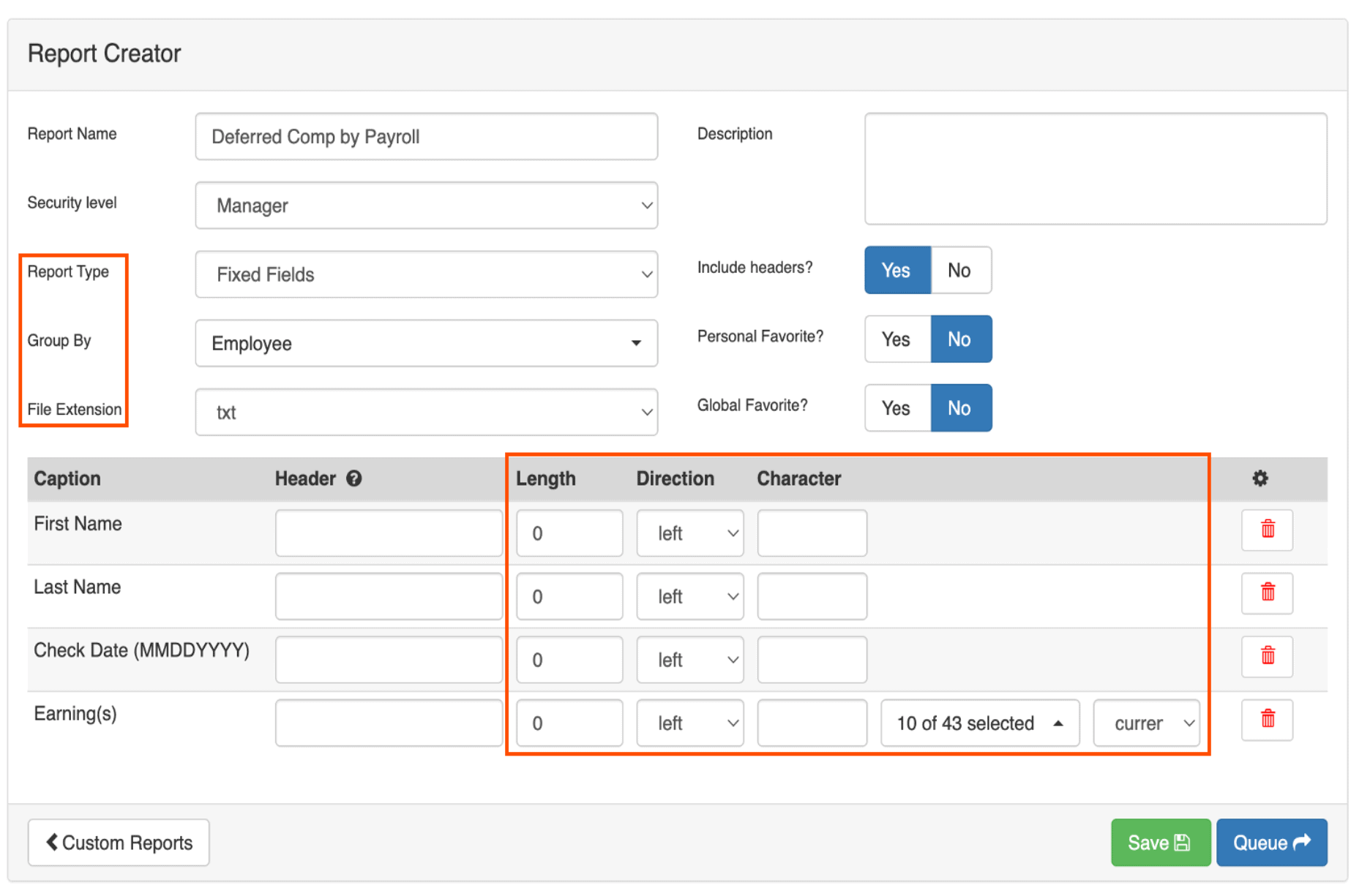 Toast Payroll reporting