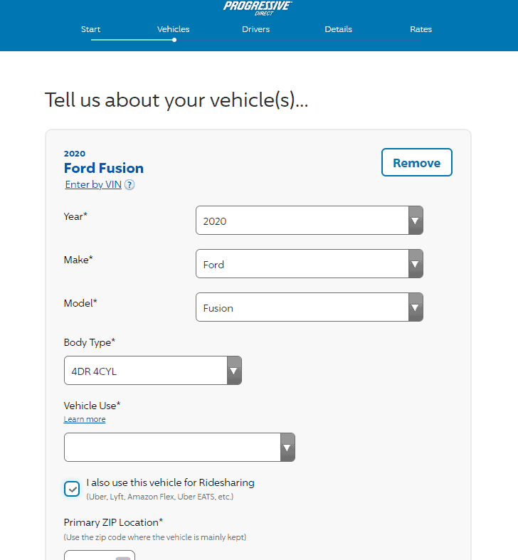 Progressive rideshare insurance