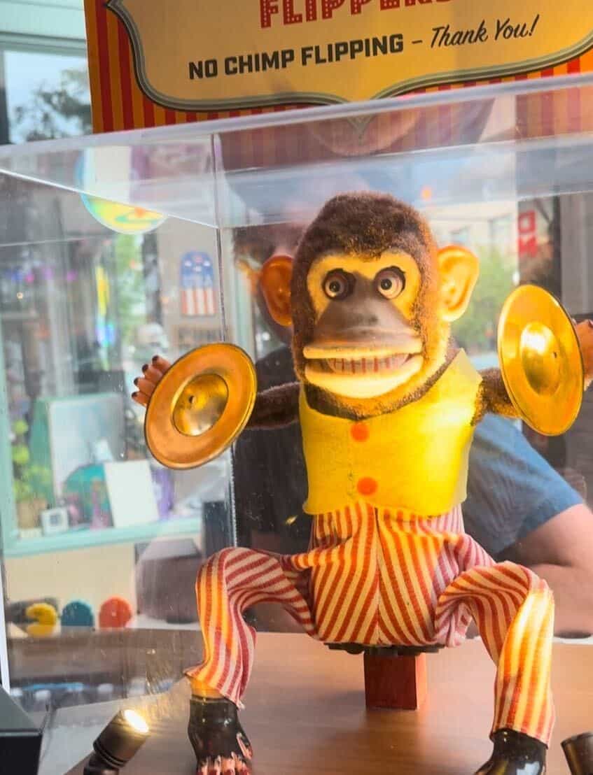 Chimp flipping